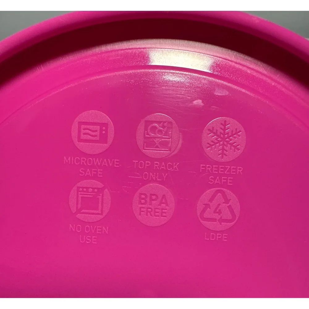 Pyrex Star Wars Yoda Glass Food Storage Container 4 Cup Round Pink Lid NEW